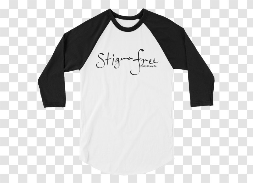 T-shirt Raglan Sleeve Clothing - Shirt - Mental Health Awareness Semicolon Transparent PNG