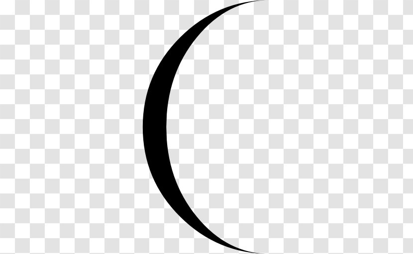 Lunar Phase Crescent Moon Circle - Symbol Transparent PNG