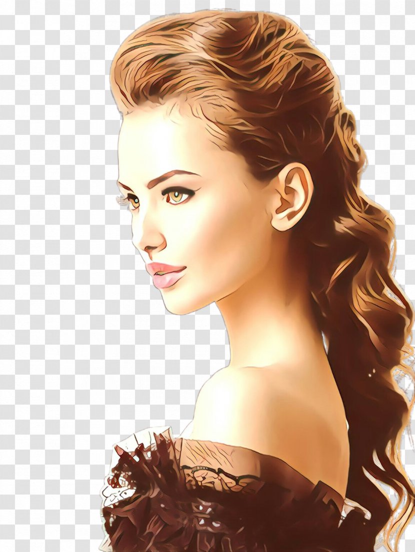 Hair Face Hairstyle Chin Eyebrow - Long Coloring Transparent PNG