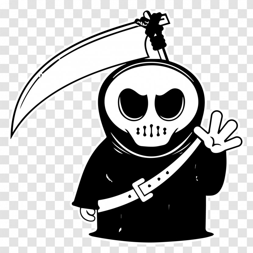Death Drawing Cartoon Royalty-free - Royaltyfree - Grim Reaper Transparent PNG