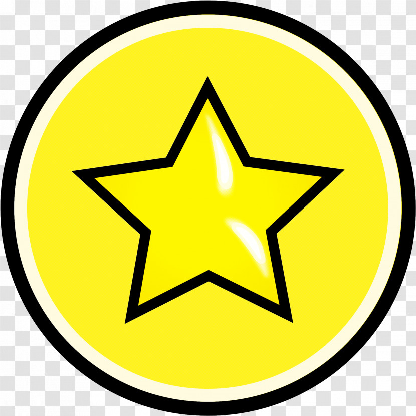 Yellow Symbol Sticker Sign Emblem Transparent PNG