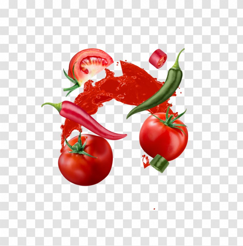Habanero Chili Pepper Cayenne Capsicum Food - Potato And Tomato Genus - Juice Transparent PNG