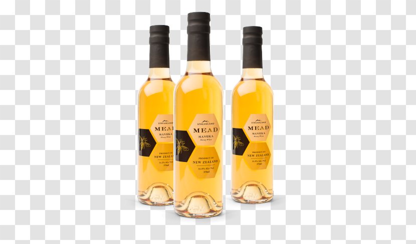 Liqueur Mead Wine Mānuka Honey - Glass Bottle Transparent PNG