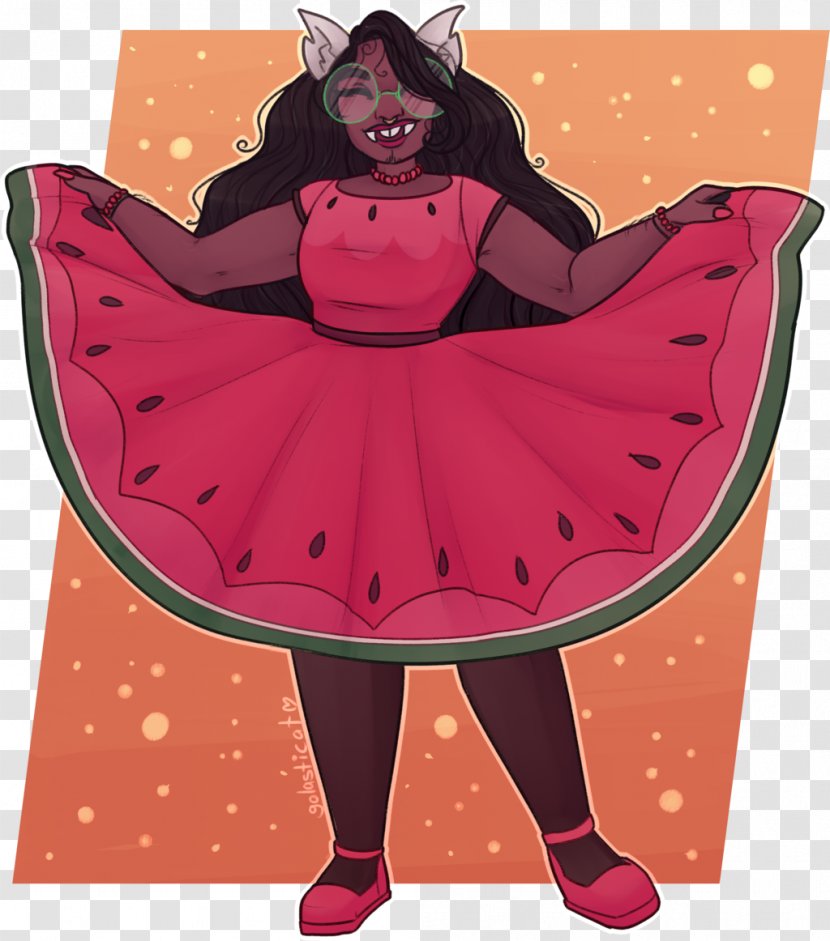 Digital Art Drawing DeviantArt Fan - Flower - Watermelon Transparent PNG