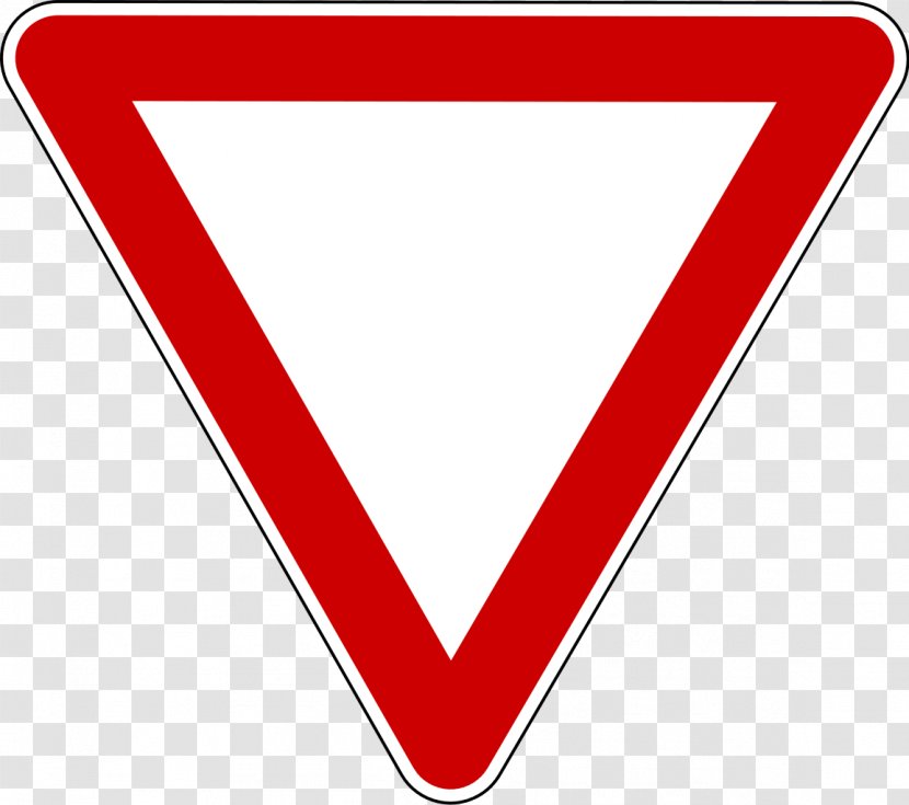 Priority Signs To The Right Traffic Sign Yield - Road Transparent PNG