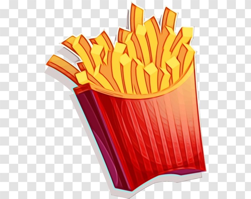 French Fries - Paint - Dish Side Transparent PNG