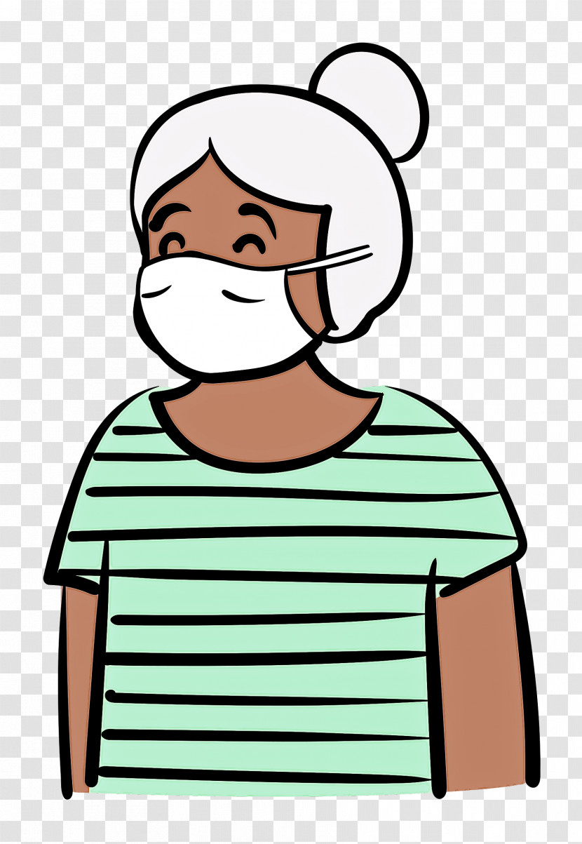 Woman Medical Mask Coronavirus Transparent PNG