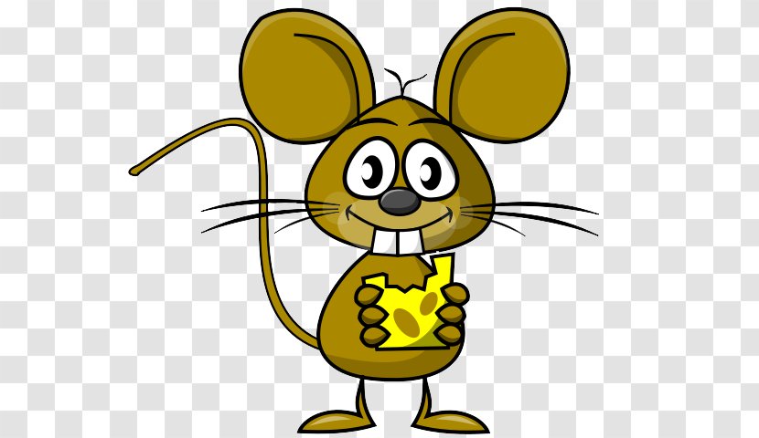 Mouse Rat Cheese Cartoon Clip Art - Yellow - Cliparts Transparent PNG
