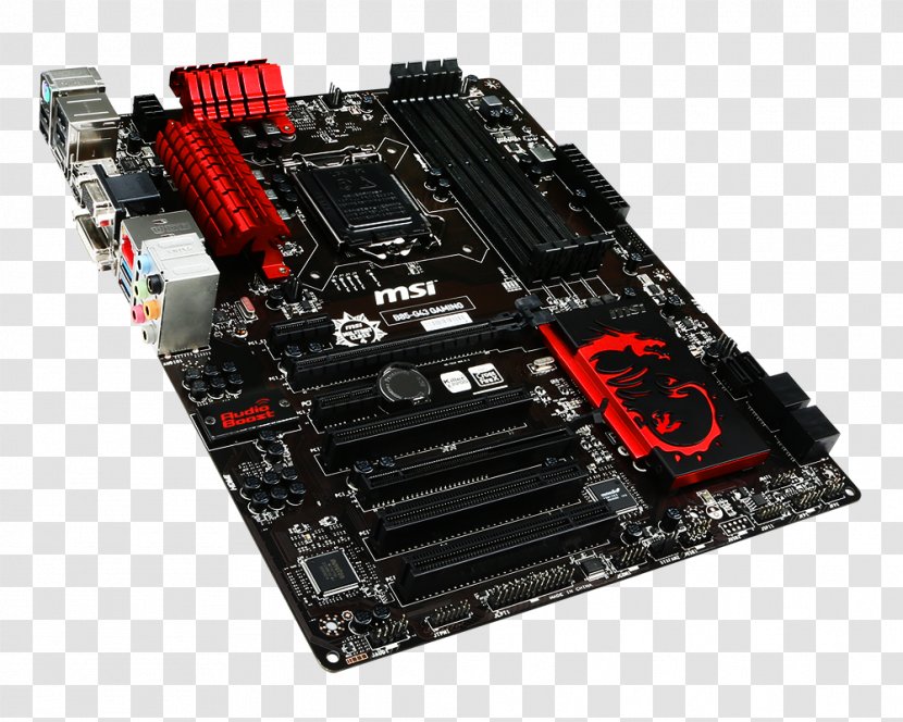 Intel LGA 1151 MSI Motherboard ATX - Io Card - Power Socket Transparent PNG