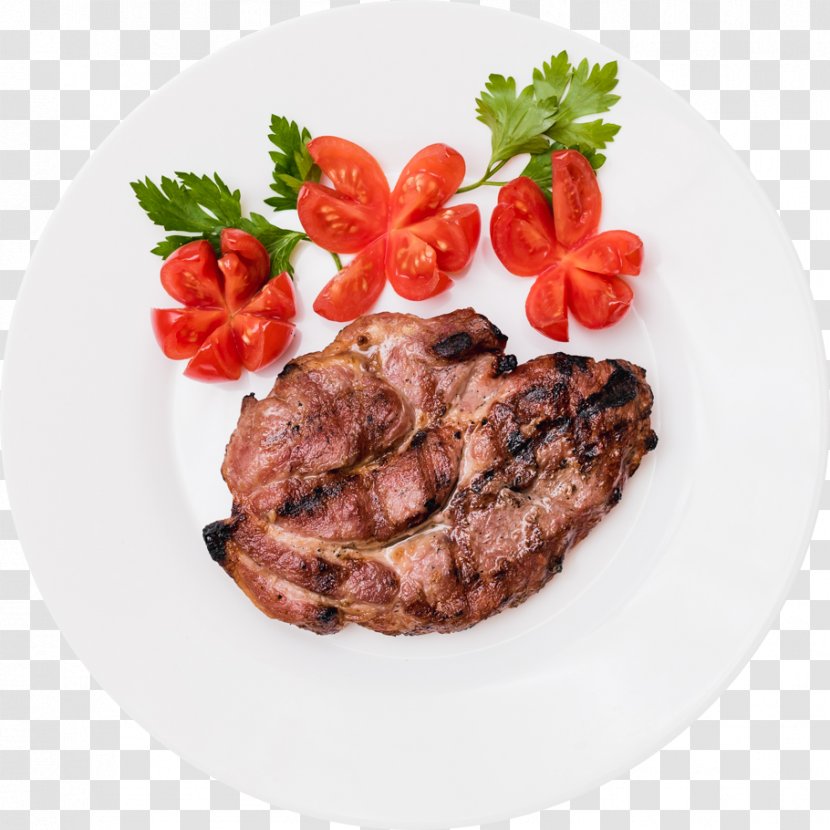 Sirloin Steak Barbecue Pastrami Domestic Pig Mixed Grill - Food Transparent PNG