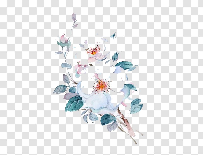 Floral Design Watercolor Painting Flower - Cut Flowers Transparent PNG