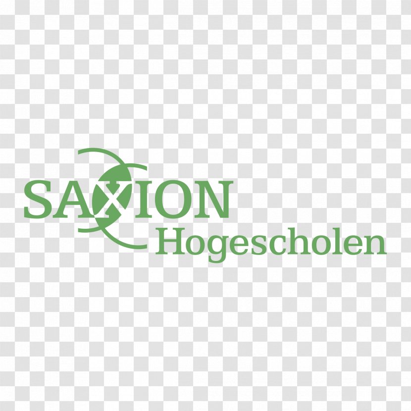 Logo Saxion University Of Applied Sciences Brand Green Font - Line Transparent PNG