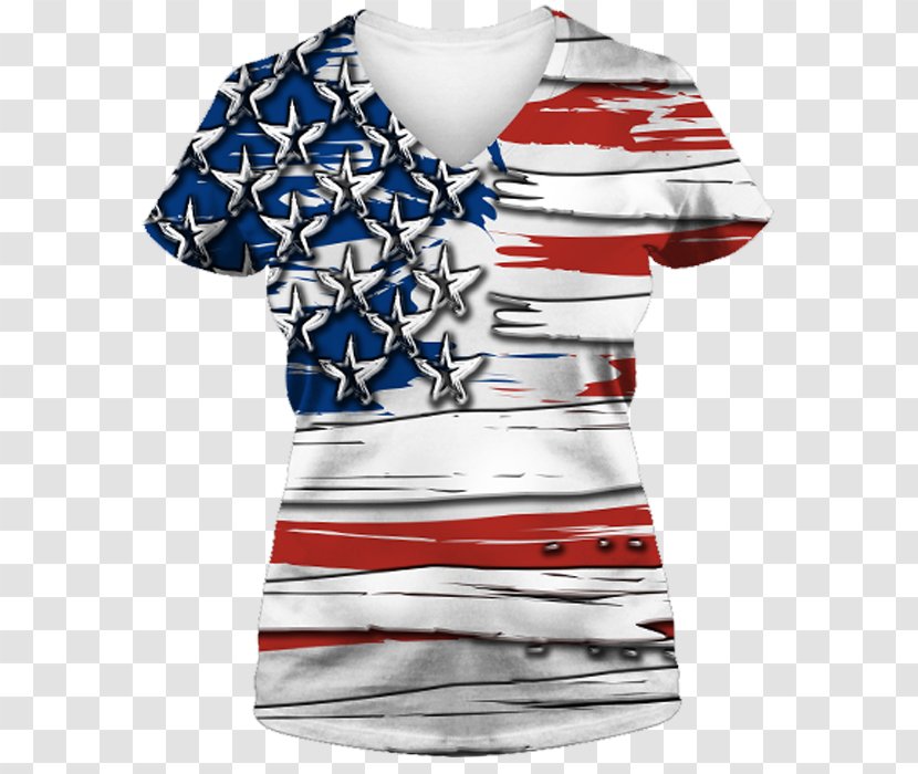 T-shirt Statue Of Liberty Sleeve Flag The United States All Over Print - Tshirt - Patriotic T Shirts Transparent PNG