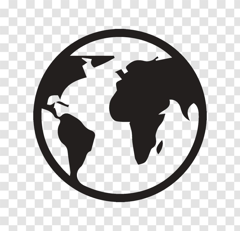 Globe World Map Projection - Logo Transparent PNG