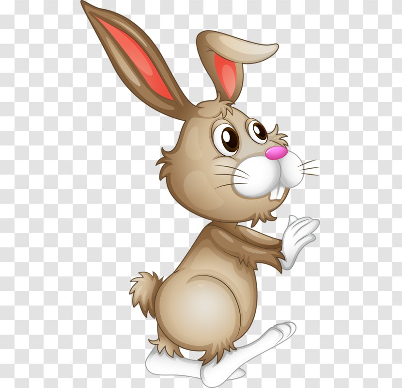Drawing Easter Clip Art - Hare - Cartoon Bunny Transparent PNG
