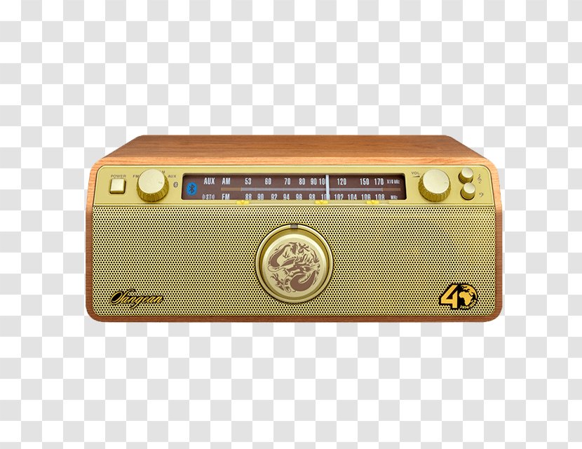 sangean fm broadcasting radio receiver am u6536u97f3u673a frequency modulation golden transparent png pnghut