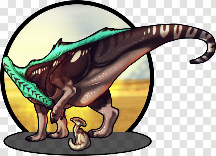 Velociraptor Parasaurolophus Dinosaurs & Prehistoric Animals Hadrosaurid - Dinosaur Transparent PNG