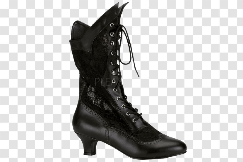 Victorian Era Boot Slipper Shoe Lace - Stiletto Heel - Noble Transparent PNG