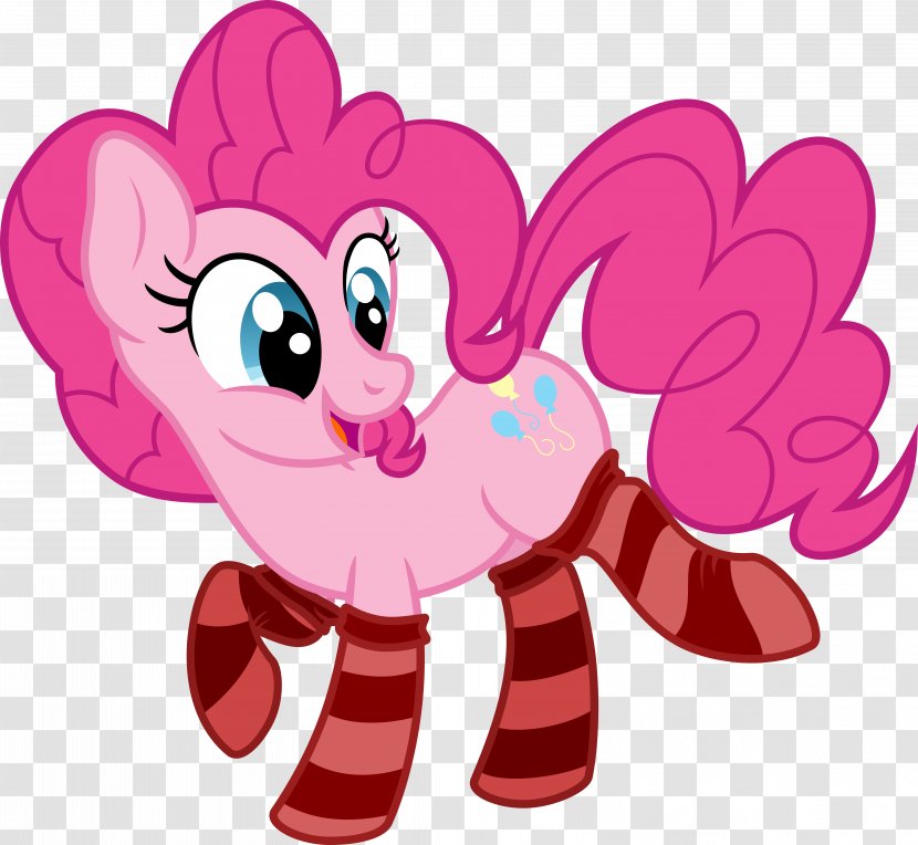 Pinkie Pie Pony Horse Sock Knee Highs - Flower Transparent PNG