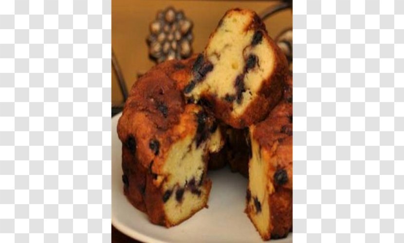 Muffin Spotted Dick Baking Chocolate Chip Coffee Cake - Blueberry Transparent PNG