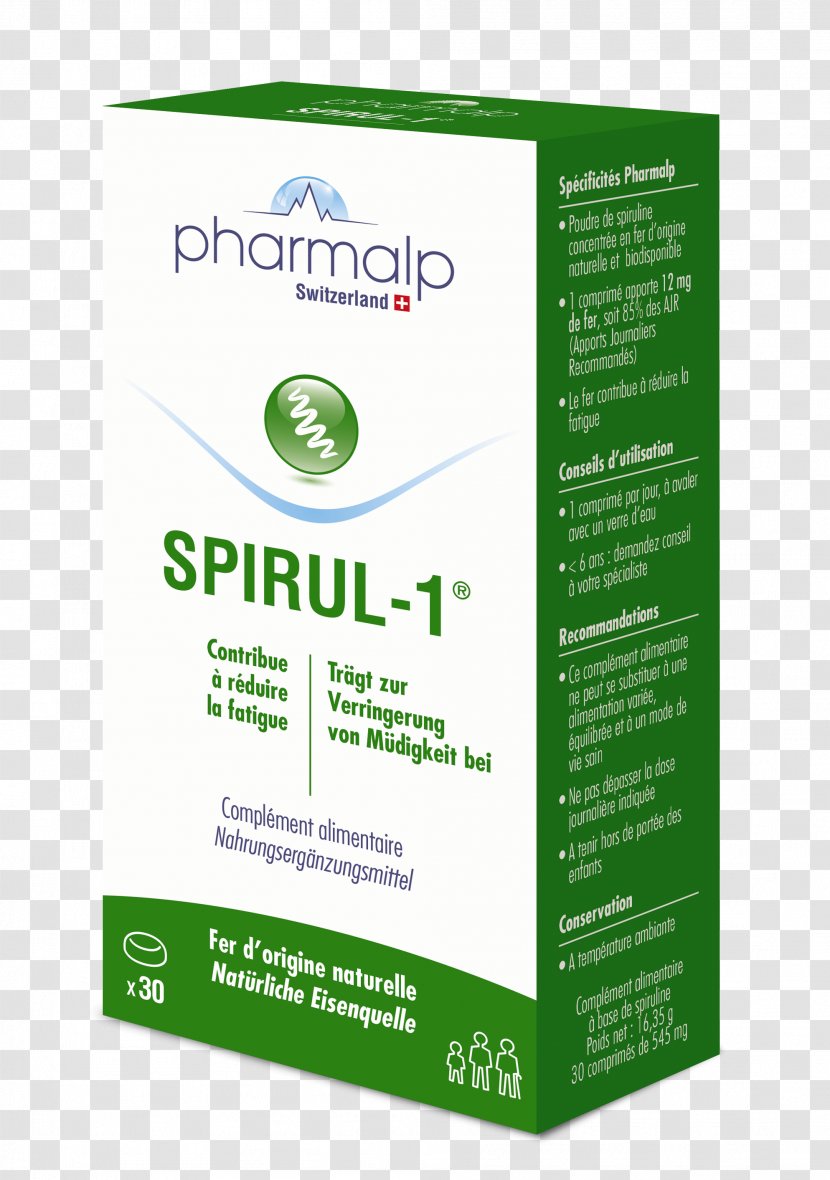 Pharmalp Spirul 1 Water Product Brand Avis Rent A Car Transparent PNG