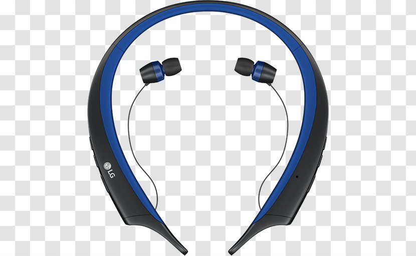 LG TONE Active HBS-A80 Headset PRO HBS-750 INFINIM HBS-910 Electronics - Technology - Wireless Blue Transparent PNG
