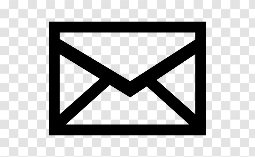 Envelope Icon Design - Black And White - Mail Transparent PNG