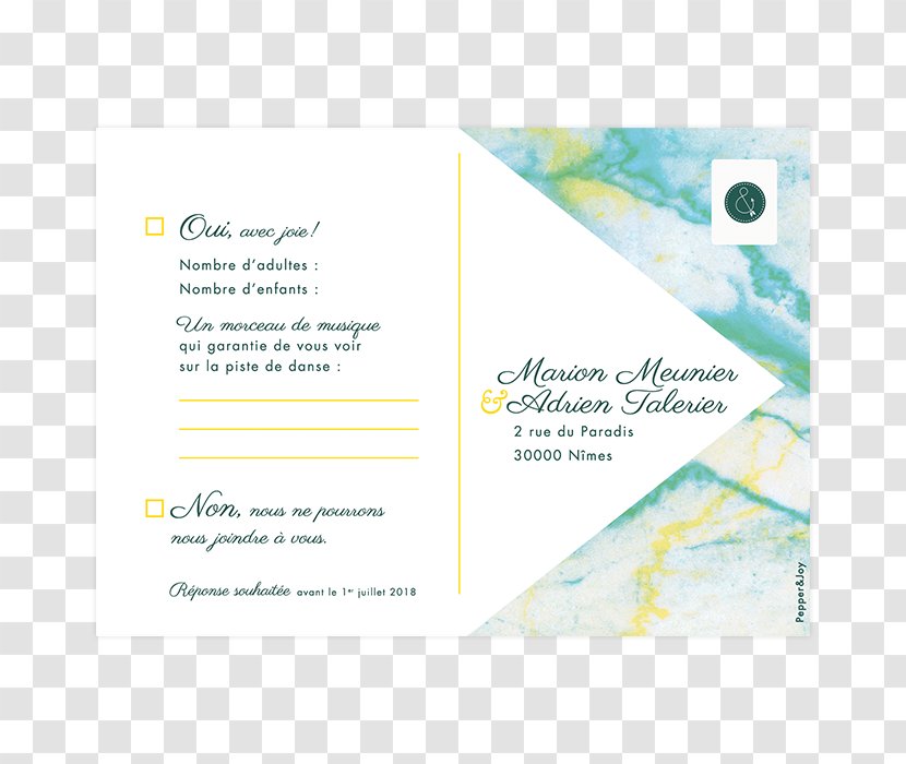 In Memoriam Card Wedding Photography Marriage Birth - Stationery - Rsvp Transparent PNG