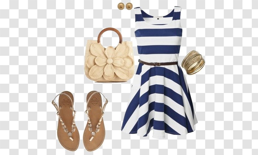Clothing Dress Skirt Fashion Blazer - Childrens - Blue And White Striped Transparent PNG