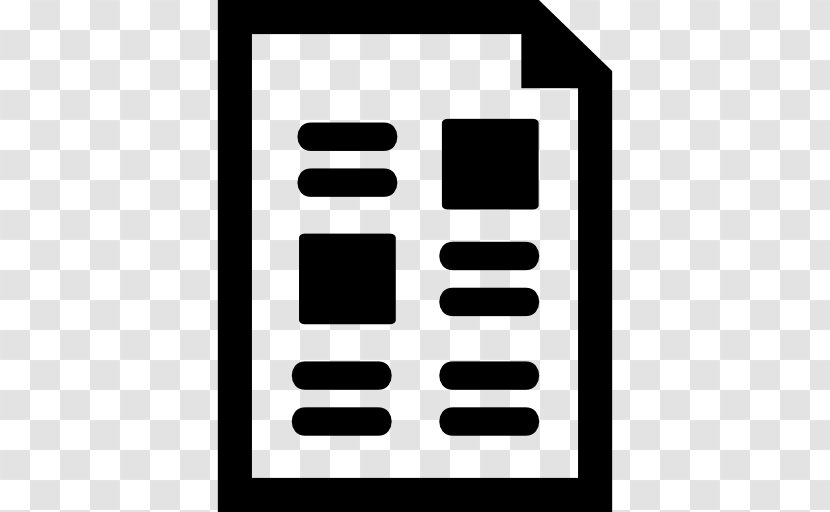 Document Text Column - Toolbar Transparent PNG