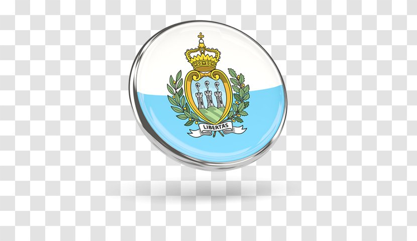 San Marino Emblem Pin Badges National Flag Product - Button - Circular Metal Frame Transparent PNG