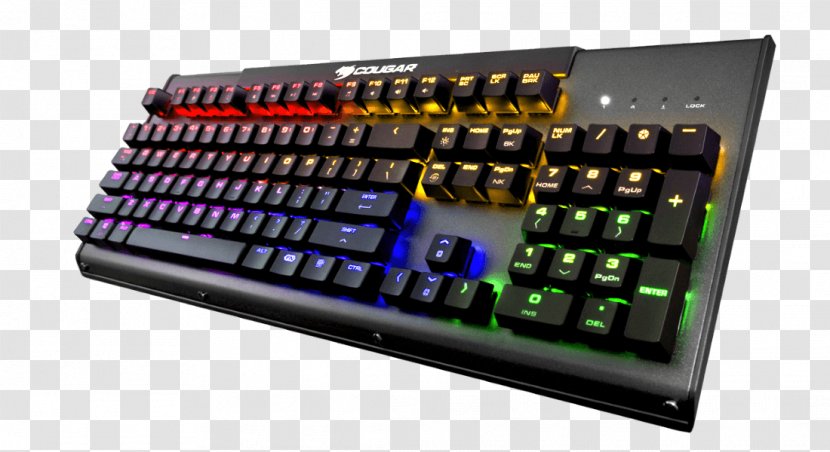 Amazon.com Computer Keyboard Gaming Keypad RGB Color Model Electrical Switches - Input Device Transparent PNG