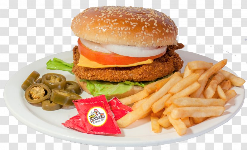 French Fries Cheeseburger Buffalo Burger Chivito Breakfast Sandwich - Dish Transparent PNG