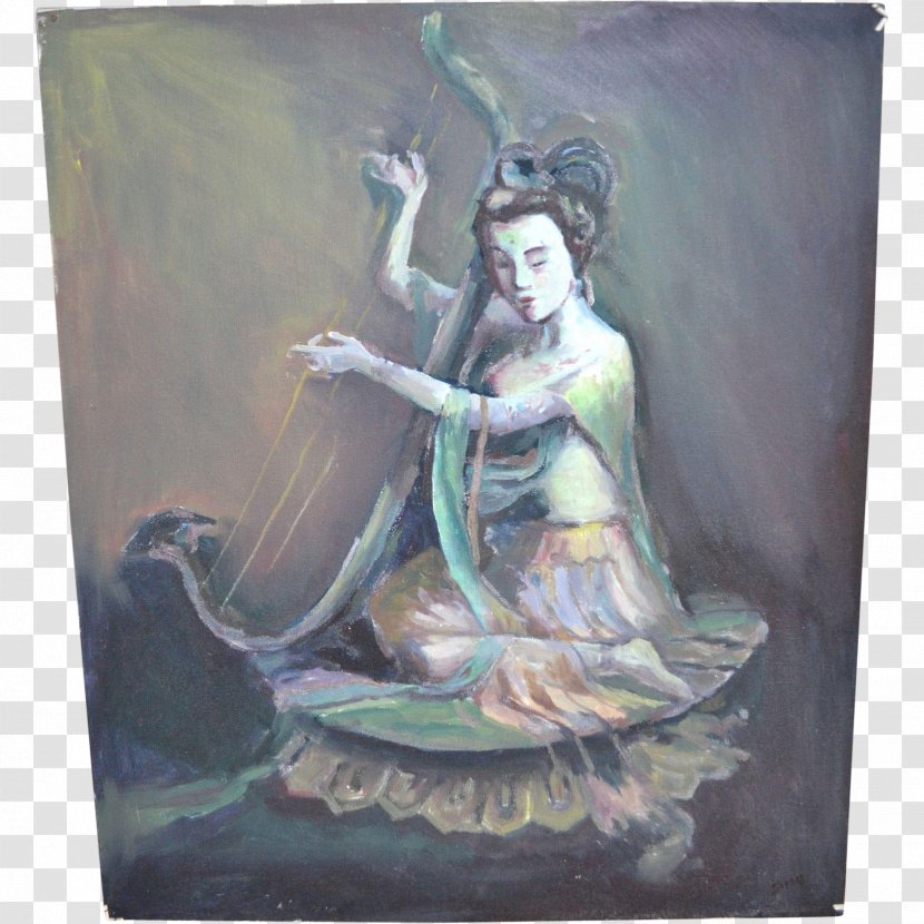 Painting Guanyin Goddess Deity Buddhism - Guan Yin Transparent PNG