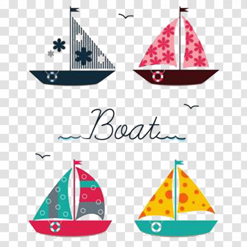 Sailboat Cartoon Photography - Sail - Illustration,Boatman,poster Transparent PNG