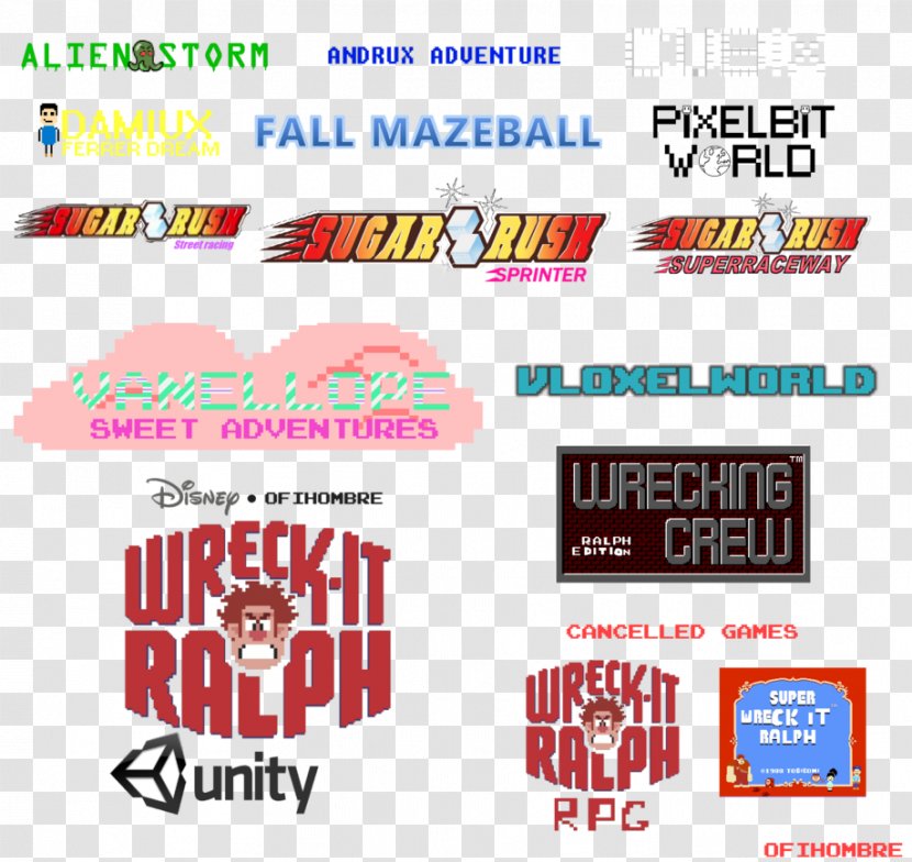Logo Brand Disney Classic Stories: Wreck-It Ralph Font - Breaks The Internet - Indiexpo Transparent PNG