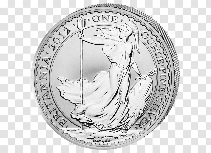 Britannia Silver Bullion Coin - Fictional Character Transparent PNG
