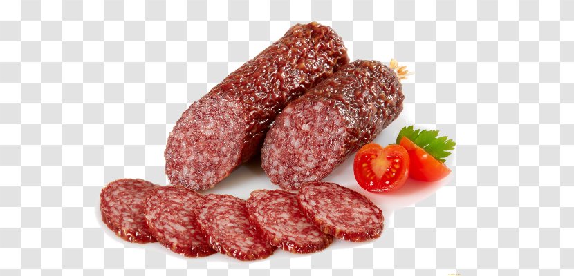 Genoa Salami Delicatessen Italian Cuisine Ham - Kielbasa Transparent PNG