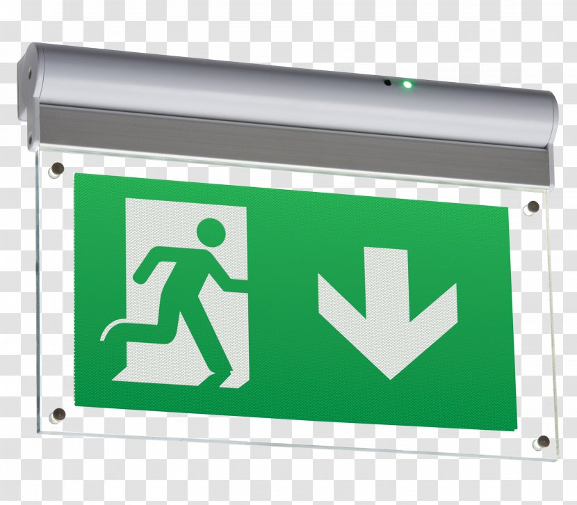 Exit Sign Emergency Lighting Building - Signage Transparent PNG