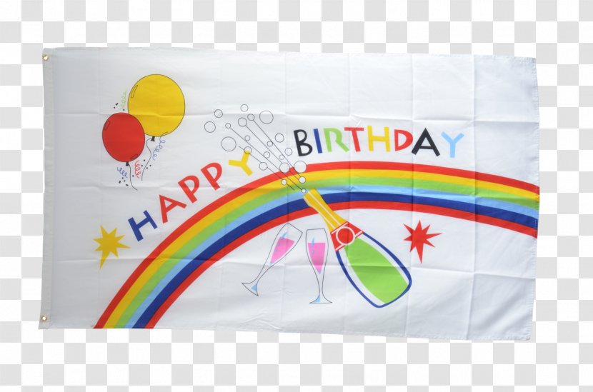 Rainbow Flag Fahne Birthday Cake - Plastic Transparent PNG
