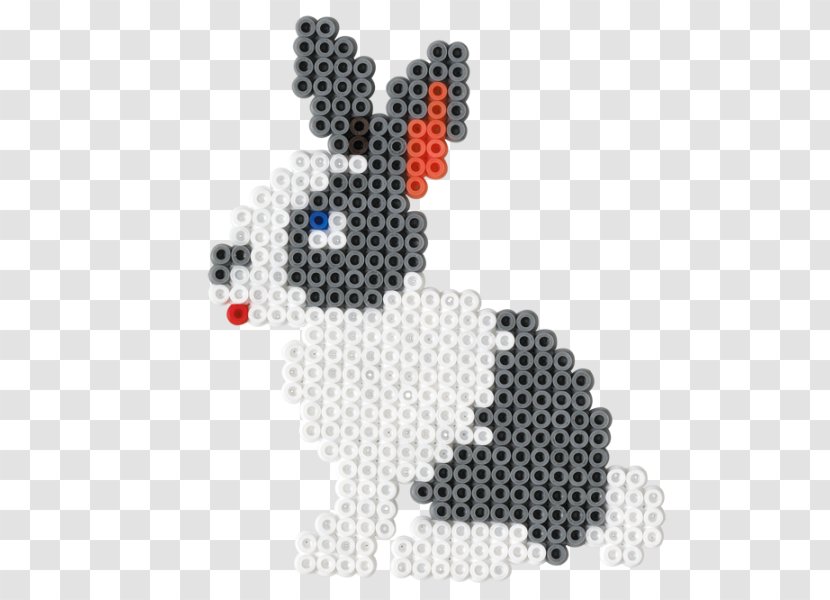 Easter Bunny Beadwork Rabbit Craft - Angora Transparent PNG