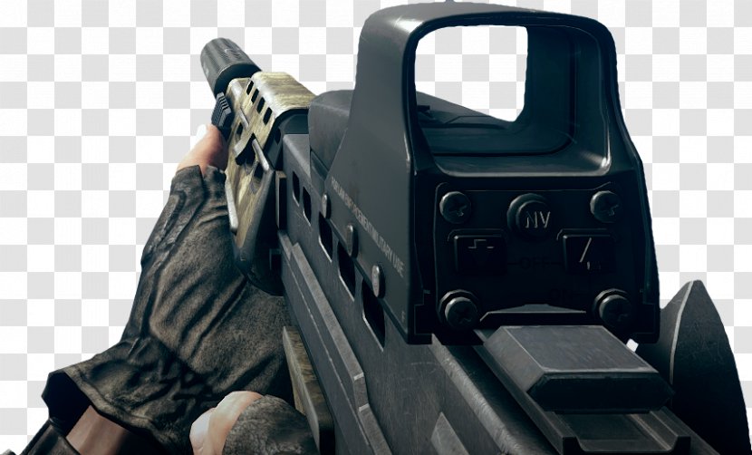 Battlefield Hardline 3 SA80 4 Weapon - Fn F2000 - Hologram Transparent PNG