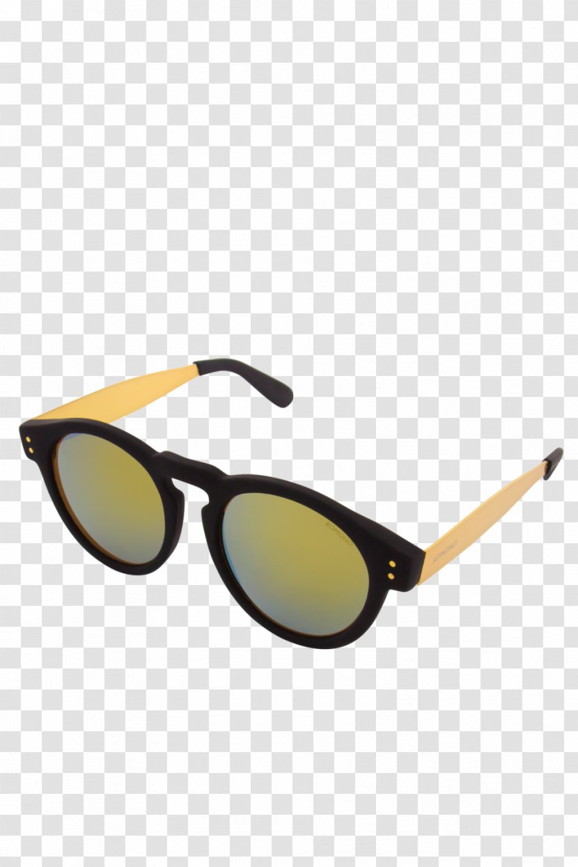 Sunglasses KOMONO Gold Tomorrowland - Fashion - Yellow Transparent PNG