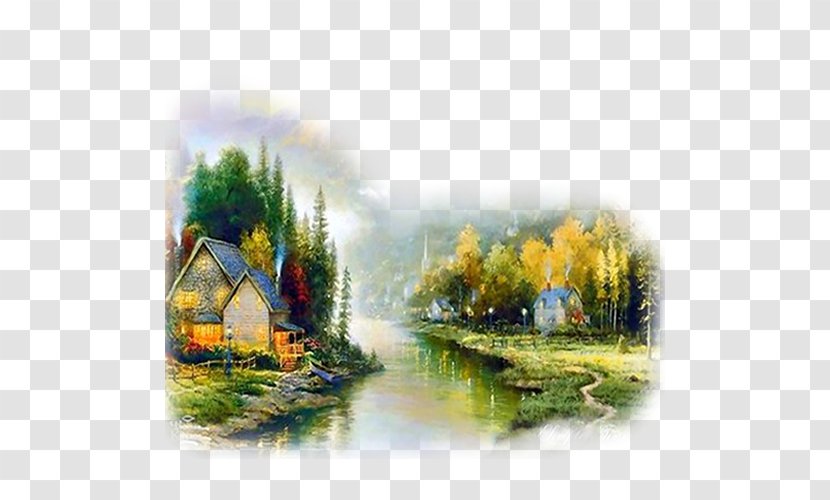 Oil Painting Painter Artist - Canvas Transparent PNG