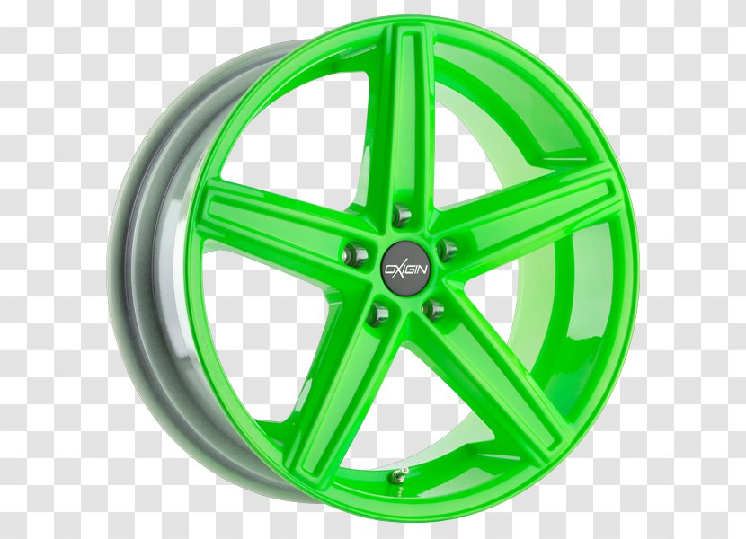 Autofelge ET Bolt Circle Running Gear Aluminium - Car Tuning - Neon Green Transparent PNG