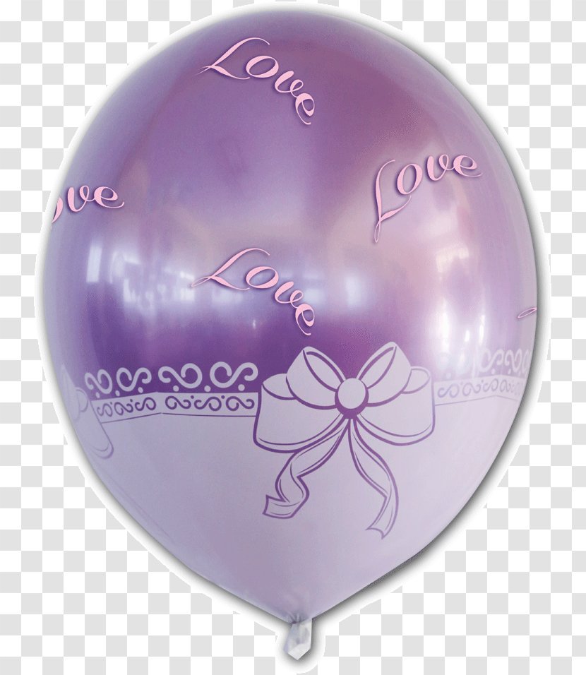 Toy Balloon Latex Oval Purple - Linea Party Transparent PNG