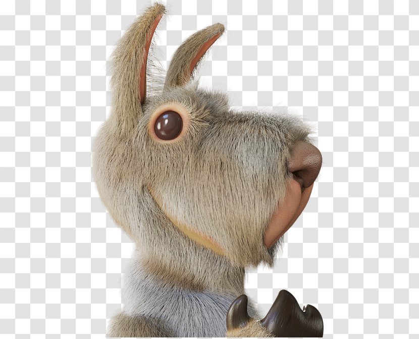 Domestic Rabbit Hare Fur Animation - Market - Creative Elements Transparent PNG