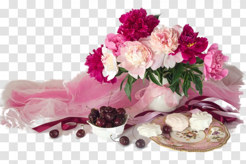 Desktop Wallpaper Flower Bouquet Computer Metaphor - Floristry - Peony Transparent PNG