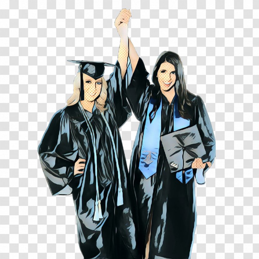 Background Graduation - Headgear - Black Hair Gesture Transparent PNG