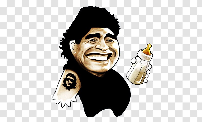 Diego Maradona Argentina National Football Team Caricature - Carlos Tevez Transparent PNG